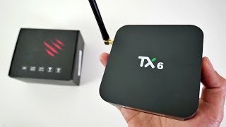 TANIX TX6  Android TV Box  Allwinner H6  432GB  ALICE UX [upl. by Atteuqehs]