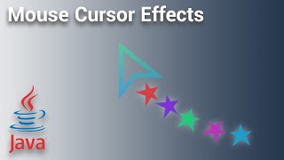 How to custom cursor with mouse effect using java swing [upl. by Natsirk524]