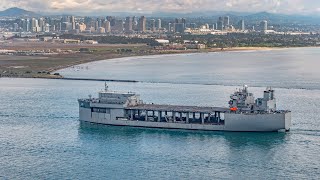 Latest Navy expeditionary sea base to be commissioned in Coronado [upl. by Yhtomiht]