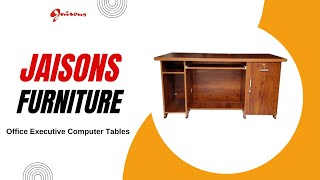 Executive computer table  Jaisons Furniture [upl. by Ullman746]