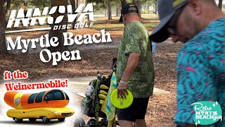 Innova Myrtle Beach Open Disc Golf Tournament ft Wienermobile and TrickorTreating at Broadway [upl. by Analem]