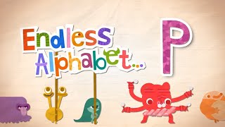 Endless Alphabet A to Z  Letter P  PESTER PORTRAIT POWERFUL PRANK  Originator Games [upl. by Azaleah]