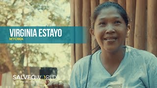 Salveo Barley Grass Testimonial of Virginia Estayo  Myoma [upl. by Yreffeg]