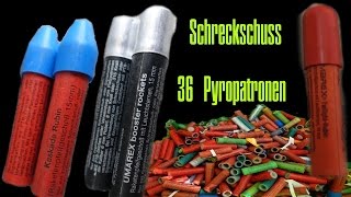 36 PyropatronenSchreckschuss Modelle im Test TOP Vorfreude 2017 [upl. by Nimajaneb408]