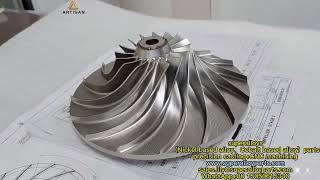 nickelbased superalloy machininginconel alloyscobalt alloy aerospace turbine engines components [upl. by Nertie140]