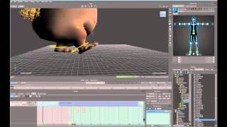 Looping Walk Cycle in MotionBuilder [upl. by Neirbo]