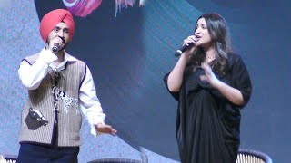 Parineeti Chopra और Diljit Dosanjh ने गाना गाकर जीता लोगों का दिल [upl. by Davida]