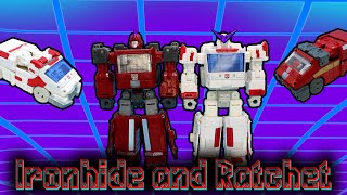 TRANSFORMERS Ironhide amp Ratchet STUDIO SERIES Core Class Review [upl. by Caressa748]