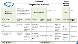 Programa de Auditoria  Guía completa [upl. by Ttessil]