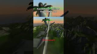 Kazakhstan airlines flight 1907 cockpit voice recording  recreation in tfs [upl. by Enyamrahs]