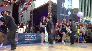 Syncopated City Dance Company at Midsummer Night Swing lcswing [upl. by Johm]