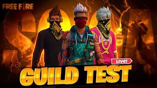 KRRISH ARMY GUILD TEST LIVE 🔴  FREE FIRE LIVE GLOBAL TOP GUILD TEST nonstopgaming gyangaming [upl. by Wun]