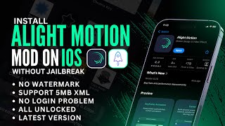 INSTALL ALIGHT MOTION PRO VERSION ON IOS🤑  HOW DOWNLOAD ALIGHT MOTION PRO WITHOUT JAILBREAK [upl. by Kendyl433]