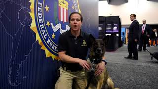 Meet an FBI Bomb Technician and working K9 at the 2018 RSA Conference [upl. by Iddo107]