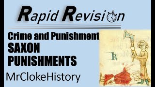 GCSE History Crime and Punishment Anglo Saxon Punishments [upl. by Charbonnier]