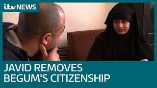 Shamima Begum shocked as citizenship is revoked  ITV News [upl. by Arakat]