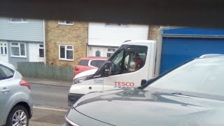 Tesco Delivery Service van at 525pm 49 [upl. by Amieva]