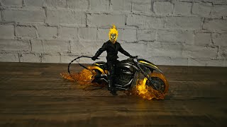 Den Knight Collectibles Episode 101 Mezco Ghost Rider with Hellcycle Unboxing and Review [upl. by Ived250]