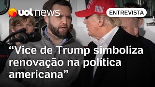 Trump anunciar vice de 39 anos simboliza a renovação na política dos EUA diz exembaixador [upl. by Gaven381]