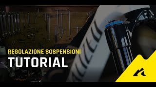 TUTORIAL  Regolazione delle sospensioni MTB [upl. by Ofori971]