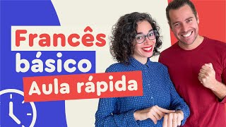 Aula rápida de francês para iniciantes  Afrancesados [upl. by Ientirb]