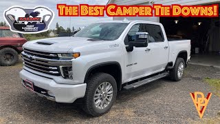 Torklift Camper Tie Down Install on a 2022 Chevy Silverado High Country [upl. by Caleb]