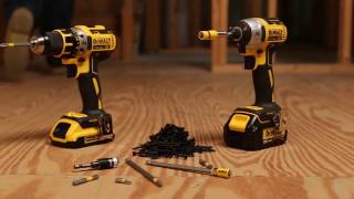 Promo Dewalt  Taladros Atornilladores XR 20V [upl. by Yessac510]