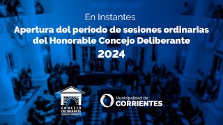 Apertura del período de sesiones ordinaras del Honorable Concejo Deliberante [upl. by Ateiram196]