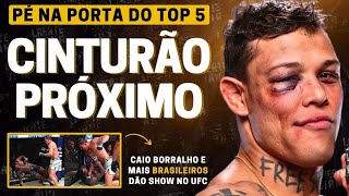 TEM QUE RESPEITAR SOBRE O APAVORO DE CAIO BORRALHO EM CANNONIER E O NOVO JOVEM VALOR INVICTO DO UFC [upl. by Perrins]