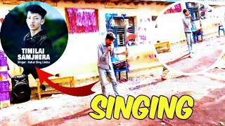 I sung quot Timi Lai Samjhera quot at schools program [upl. by Eiralam]