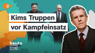 So reagieren Kiews Verbündete auf die NordkoreaSoldaten  ZDFheute live [upl. by Aicelet]