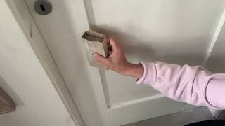 ASMR Sandpapering the door [upl. by Normandy815]