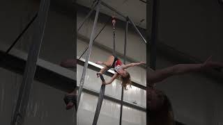 Aerialist performing at Winter Knights of Cheyenne  Cheyenne WY  February 18 2024 [upl. by Onaicnop]