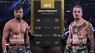 Jeka Saragih vs Sean OMalley Full Fight UFC5 [upl. by Nairot]