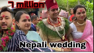 Nepali Wedding Ceremony ❤️ [upl. by Leiru]