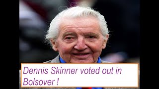 Dennis Skinner voted out in Bolsover  quotBeast of Bolsoverquot  UK General Election 2019 [upl. by Melinda]