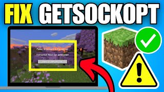 How To Fix Minecraft Connection Timed Out Error Getsockopt [upl. by Kila]