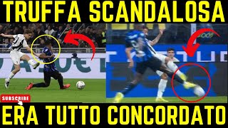 VERGOGNOSO E INGIUSTIFICABILE ARBITRAGGIO IN JUVENTUS INTER 44 [upl. by Ardnekat362]