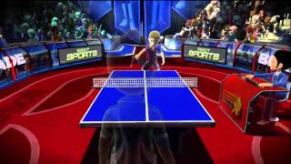 Kinect Sports Table Tennis Gameplay HD [upl. by Adnelg]