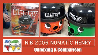 Factory Sealed Numatic Henry From 2006 Meets a 2021 Henry Pet Pro [upl. by Josefa618]