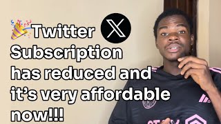 Twitter premium subscription prices has reduced to… [upl. by Neelyahs]