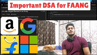 Important DSA for FAANG 1  LeetCode 215  Kth Largest Element in an Array  Interview Preparation [upl. by Osrock]