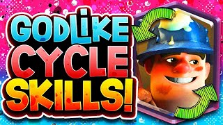 Rank push with miner cycle deck is insane 🤯ClashRoyale [upl. by Ainslie]