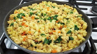 Ленивые МАКАРОНЫ поФЛОТСКИ в одной сковороде Быстро и вкусно на ужин [upl. by Krilov]