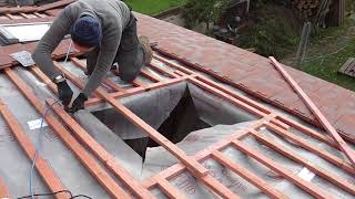 Fitting a Keyliteor Velux roof window [upl. by Ellehcan]