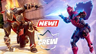 NEW April 2024 CREW PACK Fortnite ARES Skin Gameplay [upl. by Nawoj]