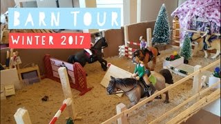 Schleich Barn Tour•°☆2017☆°•  Daisy Stalls [upl. by Mckenna]