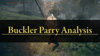 Elden Ring  Buckler Parry Skill  Indepth Analysis Frame by Frame  Widescreen [upl. by Harlan889]