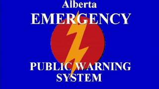 Alberta Emergency Public Warning System  Actual Activation  August 2009 [upl. by Cioffred]