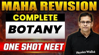 Complete BOTANY in 1 Shot  Concepts  Most Important Questions  NEET 2023 [upl. by Nesyrb]